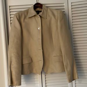 Lauren by Ralph Lauren beige linen blazer size 12
